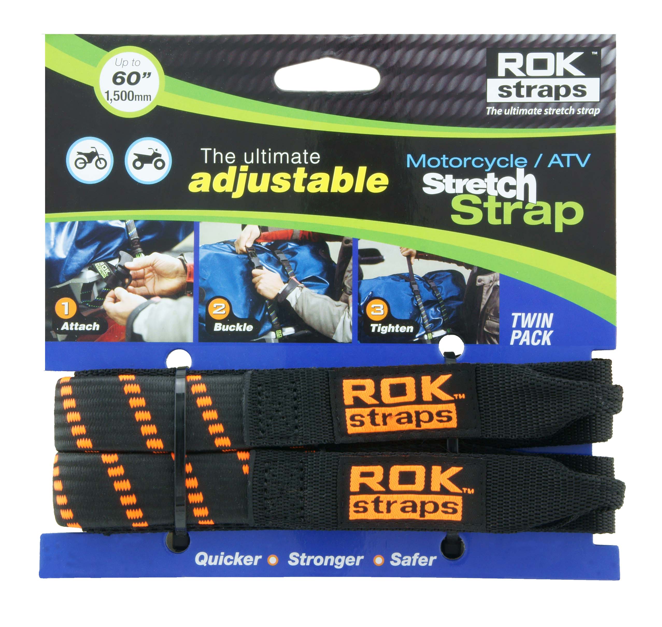 Adjustable motorcycle straps – Nomadic Products LLC