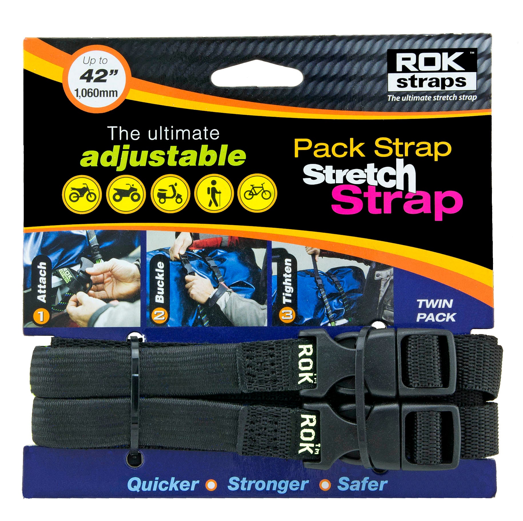 ROK Straps Adjustable Pack Straps for medium loads